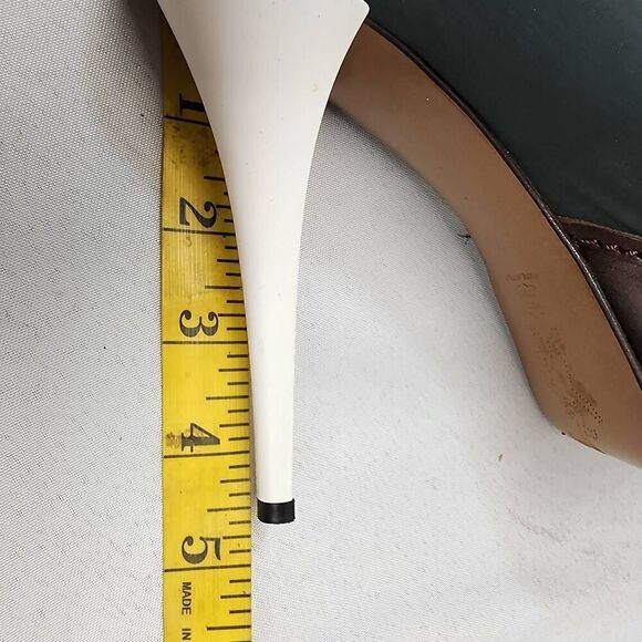 Marni Women's EU 35.5 US 5 Green Satin Wooden Platform High Heels - Picture 8 of 9